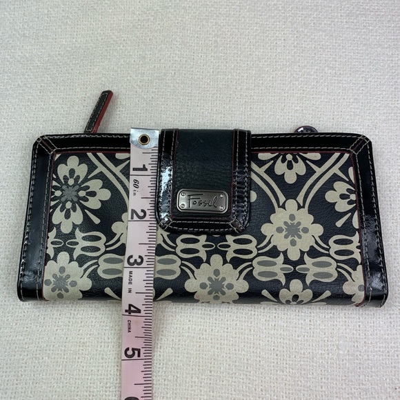 Fossil floral print snap button wallet - Picture 8 of 8
